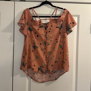 Off the shoulder Express top; M; Good condition